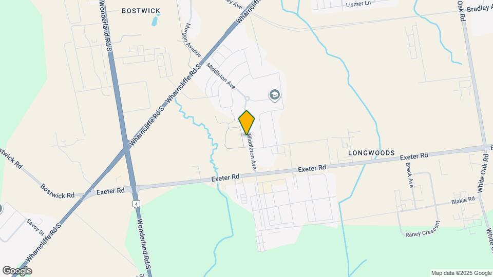 289 Middleton Ave Map and Location Details