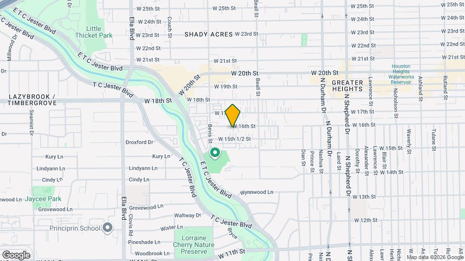 1204 W 16th St Map and Location Details