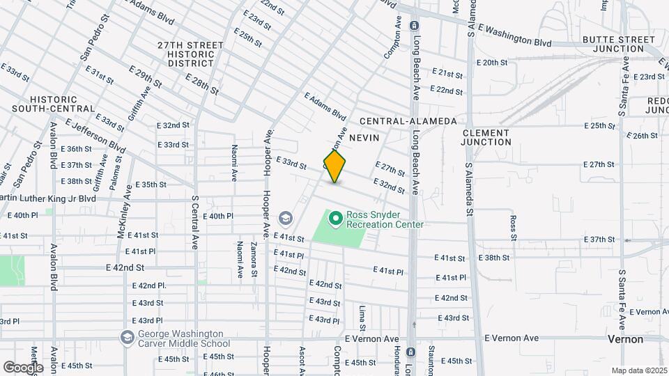 1528 E 33rd St Map and Location Details