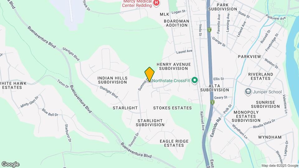 3431 Topaz Ct Map and Location Details