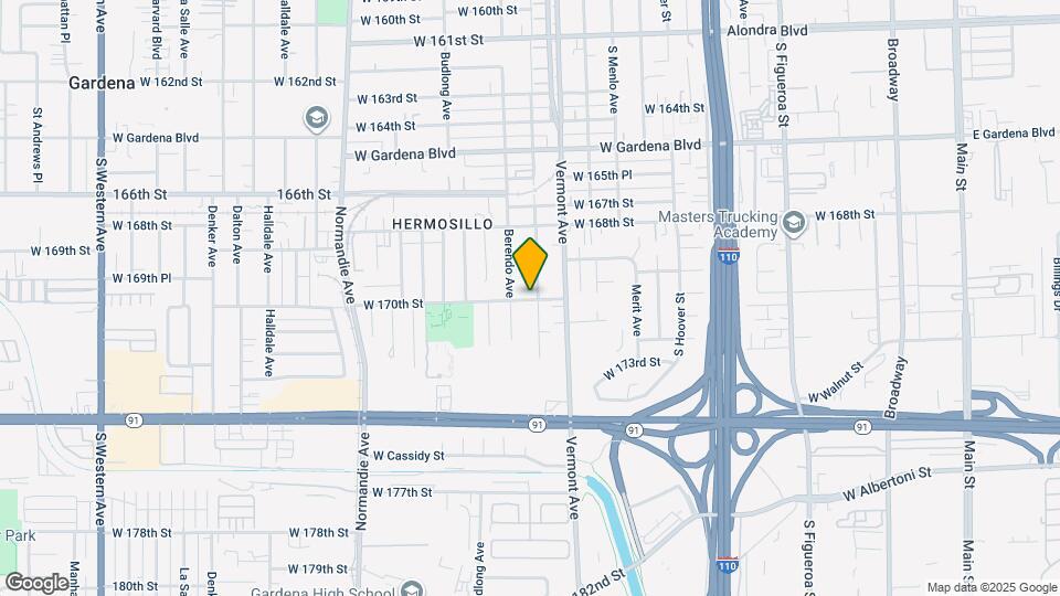 1051 W 170th St Map and Location Details