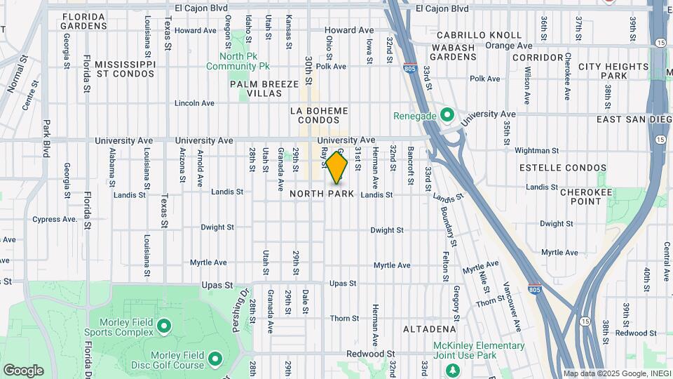 3710 Grim Ave Map and Location Details