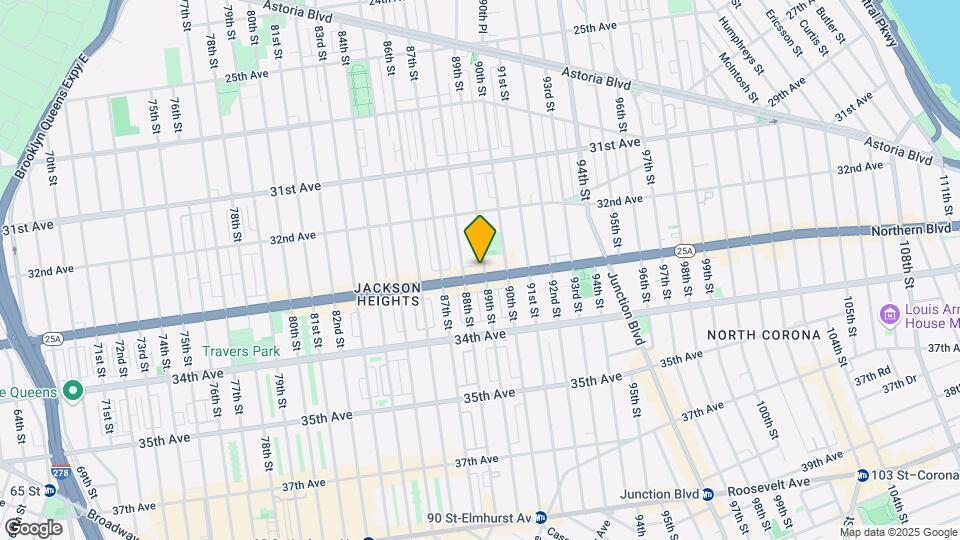 8809 Northern Blvd Map and Location Details