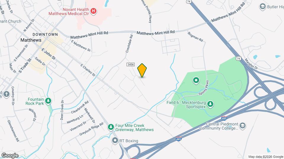 1029 Crestdale Crossing Dr Map and Location Details