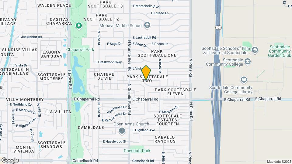 8456 E Orange Blossom Ln Map and Location Details