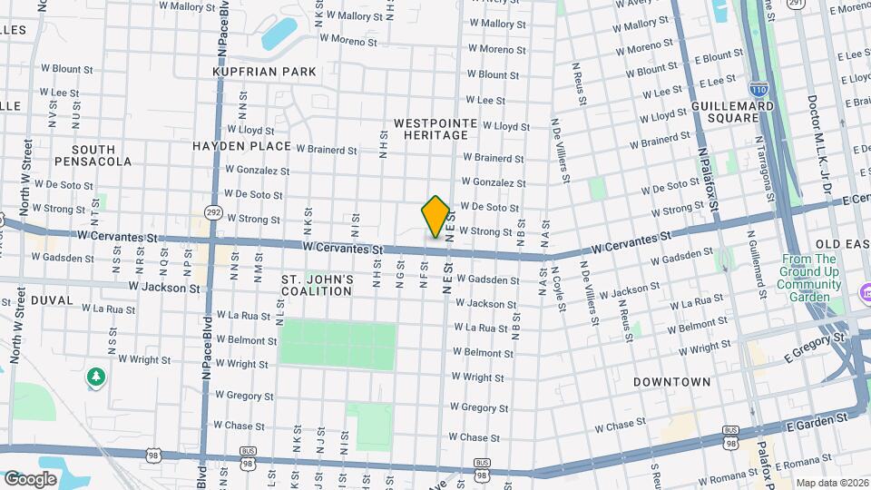 1112 W Cervantes St Map and Location Details