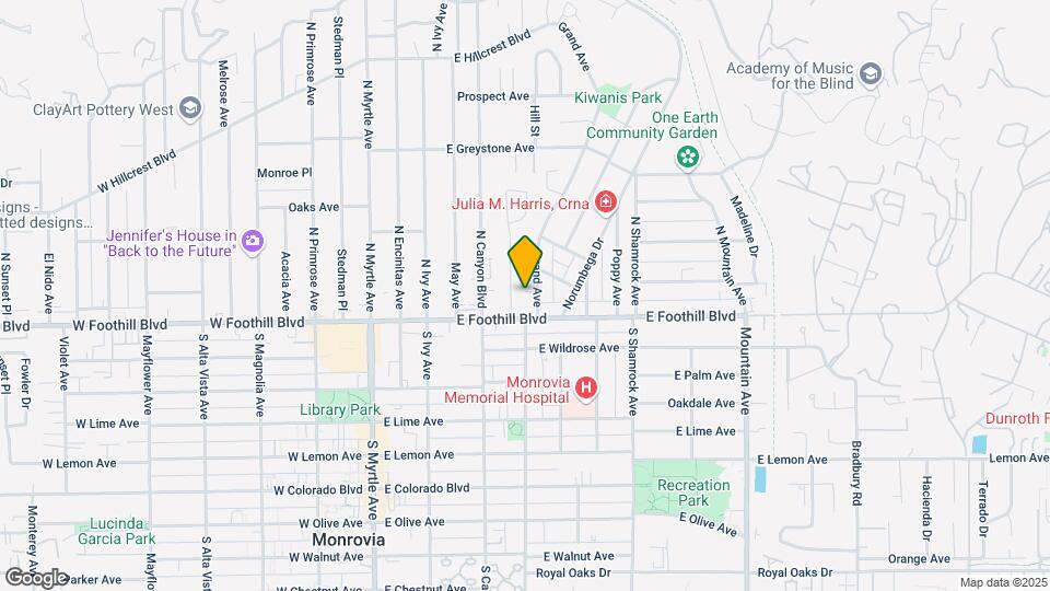 401 E Foothill Blvd Map and Location Details