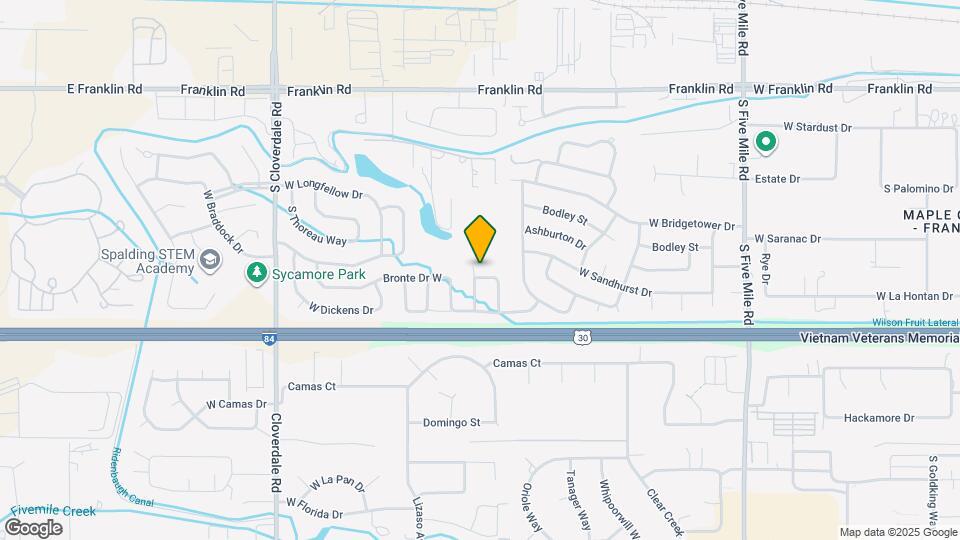 11756 W Bronte St Map and Location Details