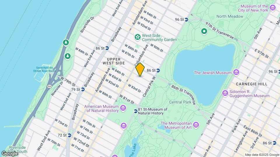 48 W 85th St Map and Location Details