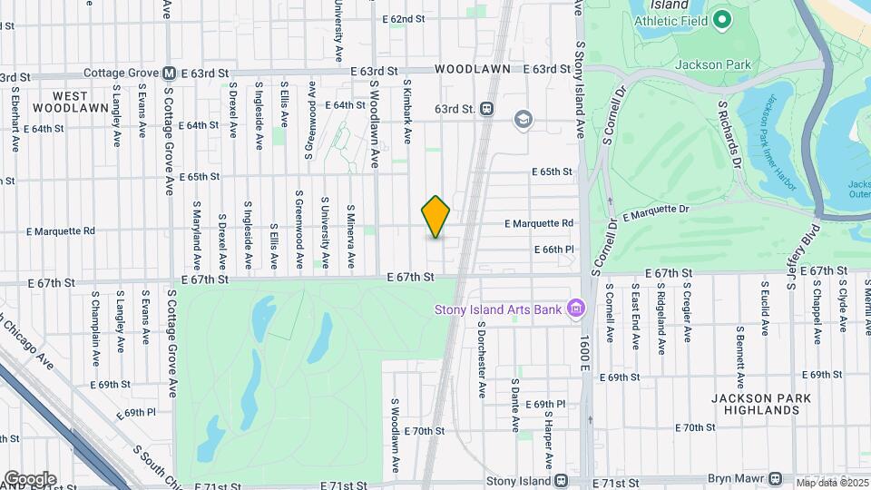 6620 S Kenwood Ave Map and Location Details
