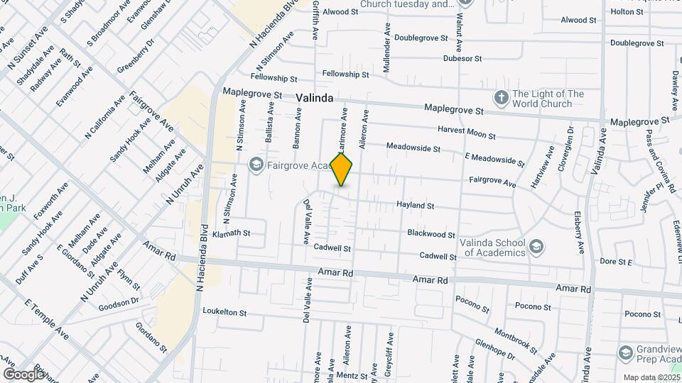 15745 Hayland St Map and Location Details