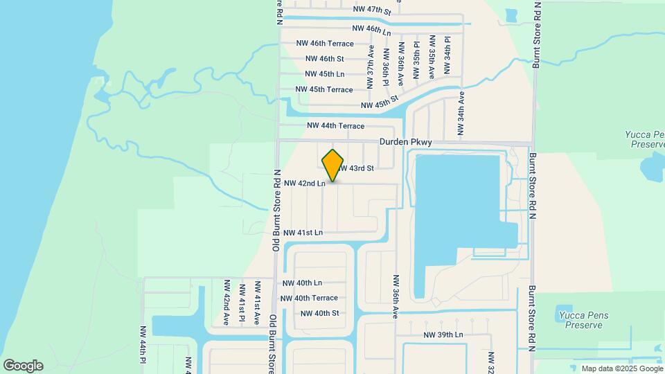 4174 NW 38th Pl Map and Location Details