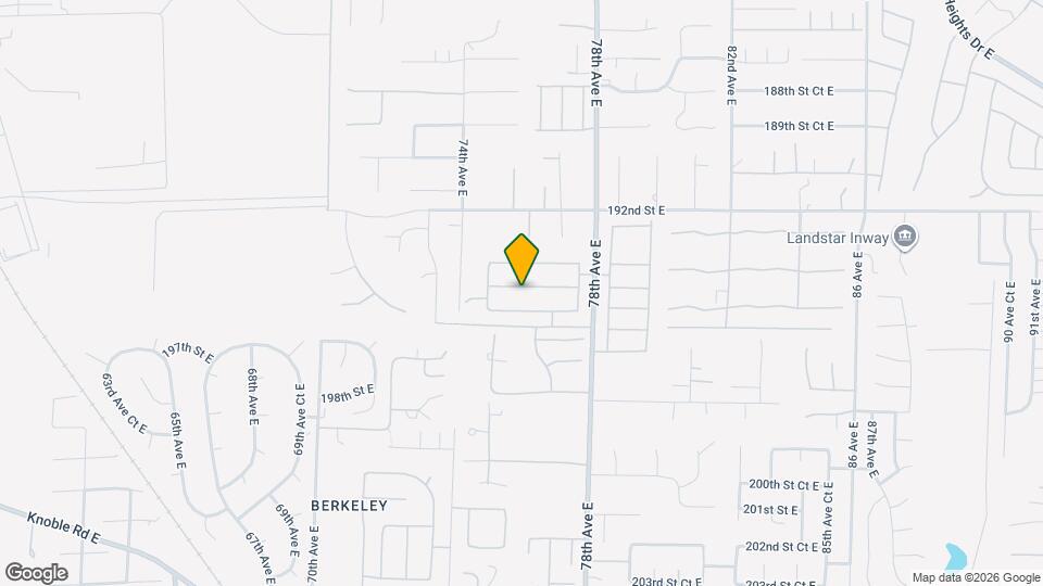 7528 194th St Ct E Map and Location Details