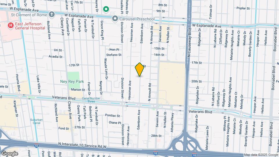 3110 Edenborn Ave Mapa y Detalles de la Ubicación