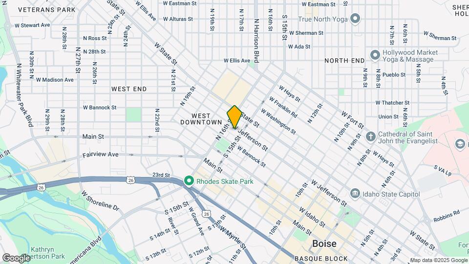 1509 W Jefferson St Mapa y Detalles de la Ubicación