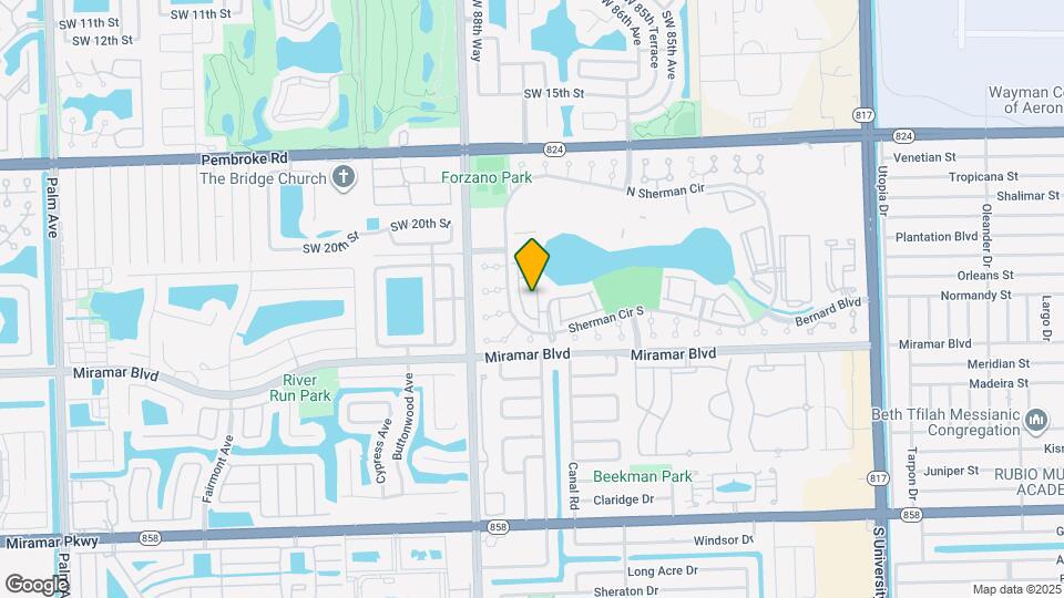 2262 SW 87th Terrace Map and Location Details