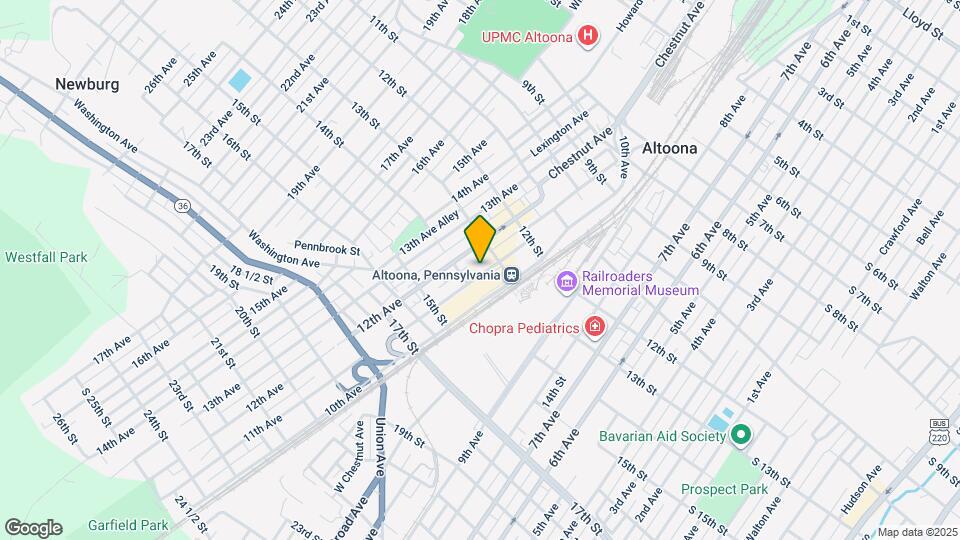 1316 11th Ave, Unit 2nd Floor Rear Map and Location Details