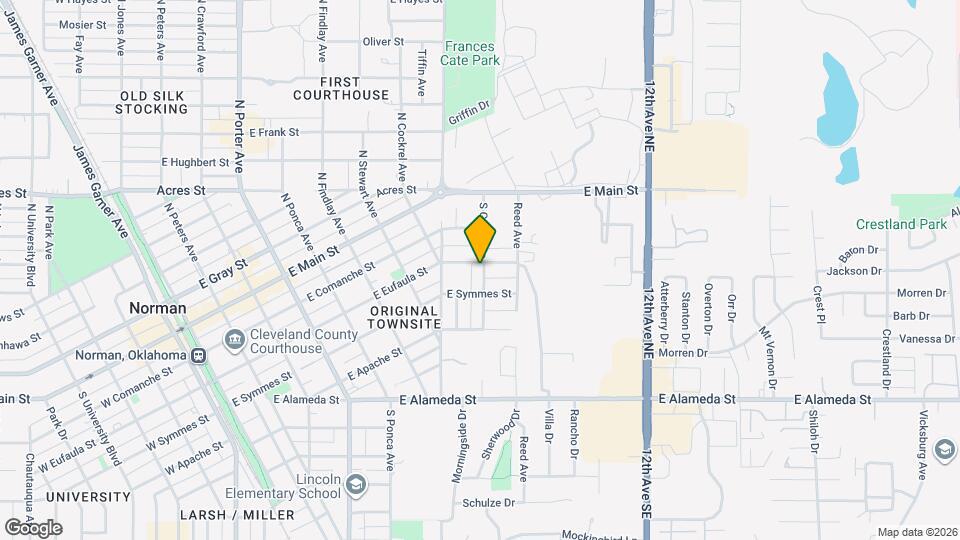 836 E Eufaula St Map and Location Details