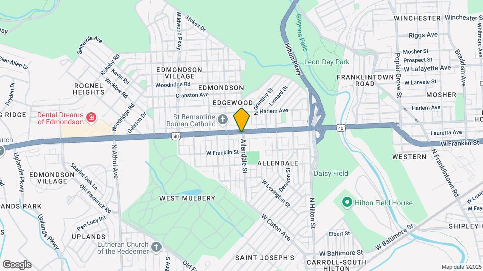 3701 Edmondson Ave Map and Location Details