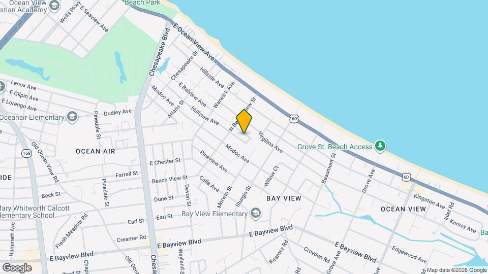 1329 E Balview Ave Map and Location Details