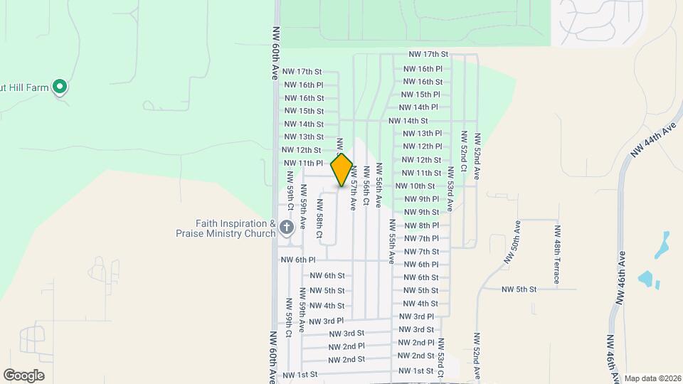 1017 NW 57th Ct Map and Location Details