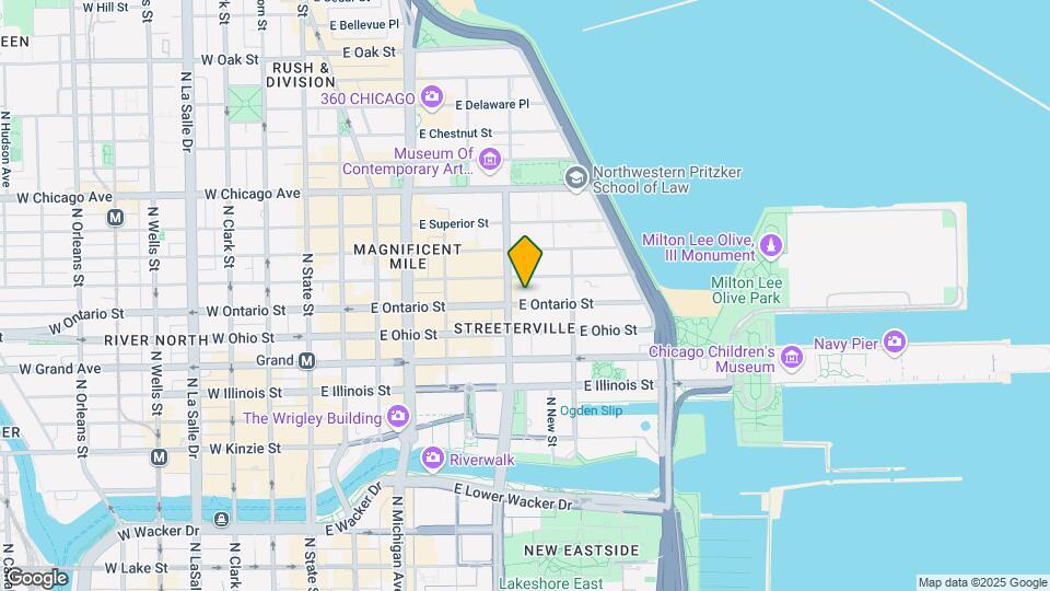 321 E Erie St, Unit 3501 Map and Location Details