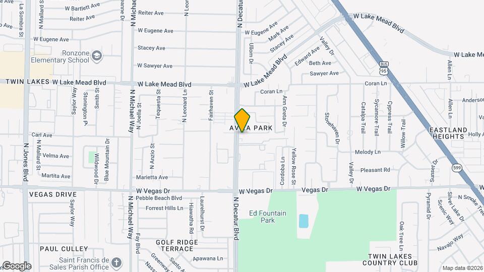 1816 N Decatur Blvd Map and Location Details