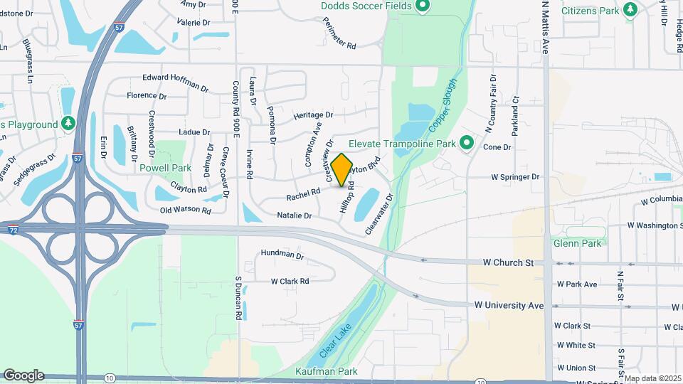 2613 Rachel Rd Map and Location Details
