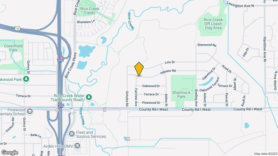 1778 Hillview Rd Map and Location Details