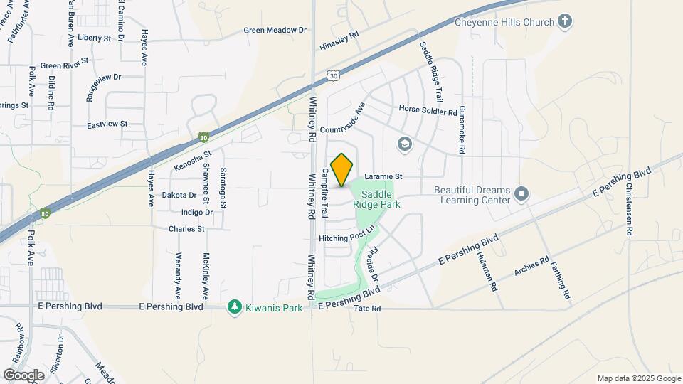 6515 Laramie St Map and Location Details