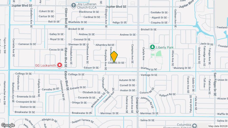 734 Cleaves St SE Mapa y Detalles de la Ubicación