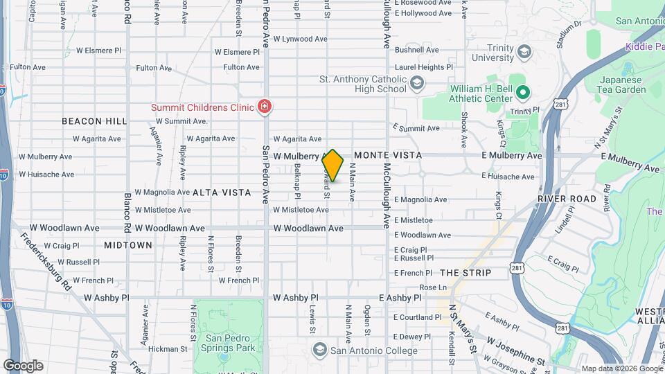 127 W Magnolia Ave Map and Location Details