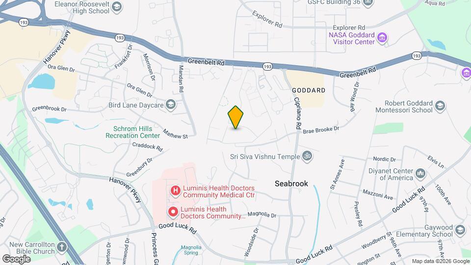 8671 Greenbelt Rd Map and Location Details