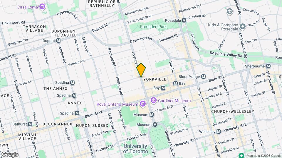 55 Avenue Rd Map and Location Details