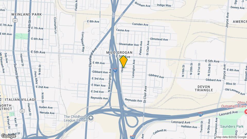 780-782-782 Gibbard Ave Mapa y Detalles de la Ubicación