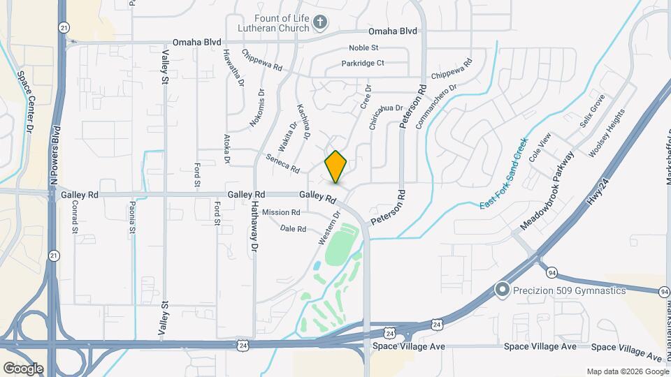 6849 Western Pl Map and Location Details