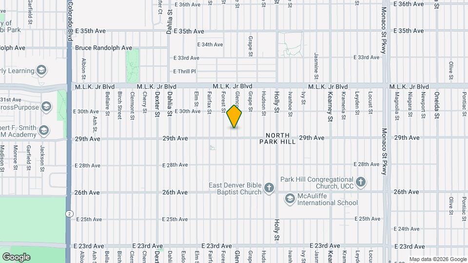 2915 Glencoe St Map and Location Details