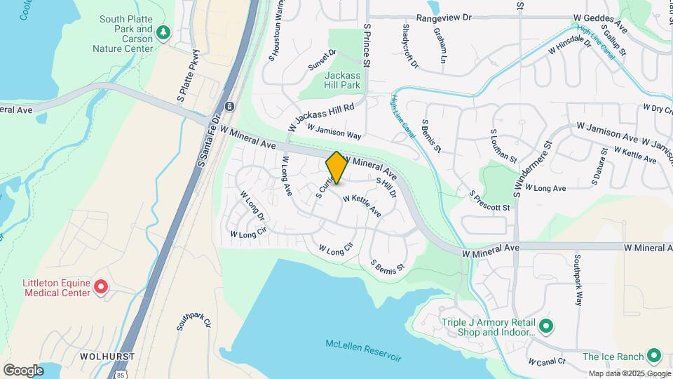 7724 S Nevada Dr Map and Location Details