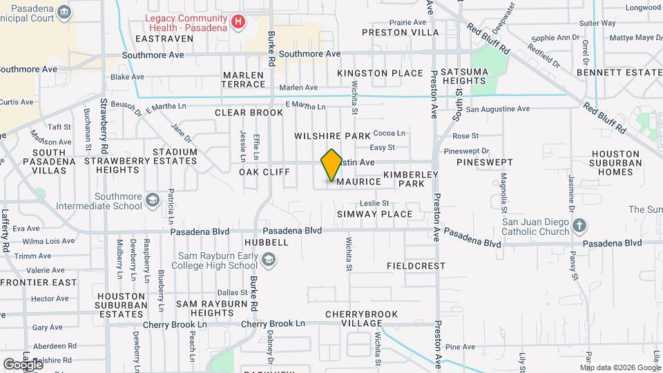 1905 Zapp Ln Map and Location Details