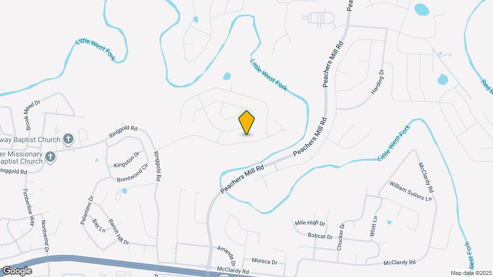 1129 Ishee Dr Map and Location Details