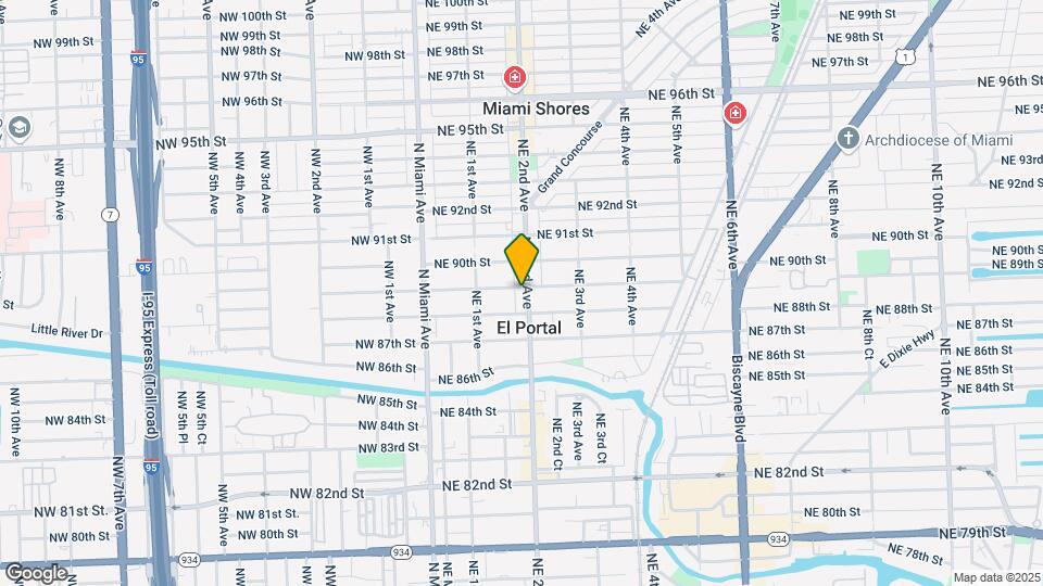 8862 NE 2nd Ave Map and Location Details