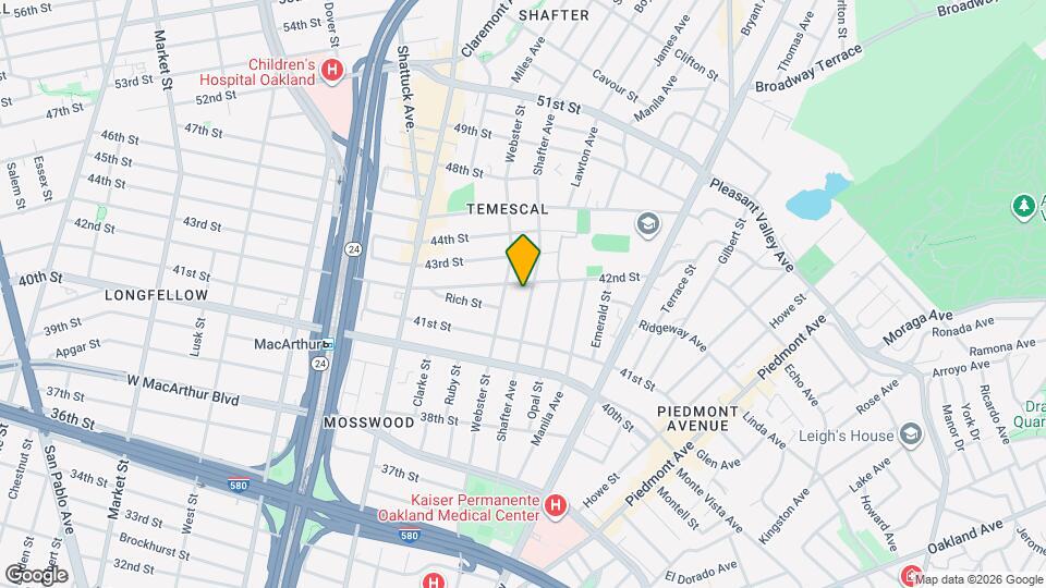 4179 Shafter Ave, Unit A Map and Location Details