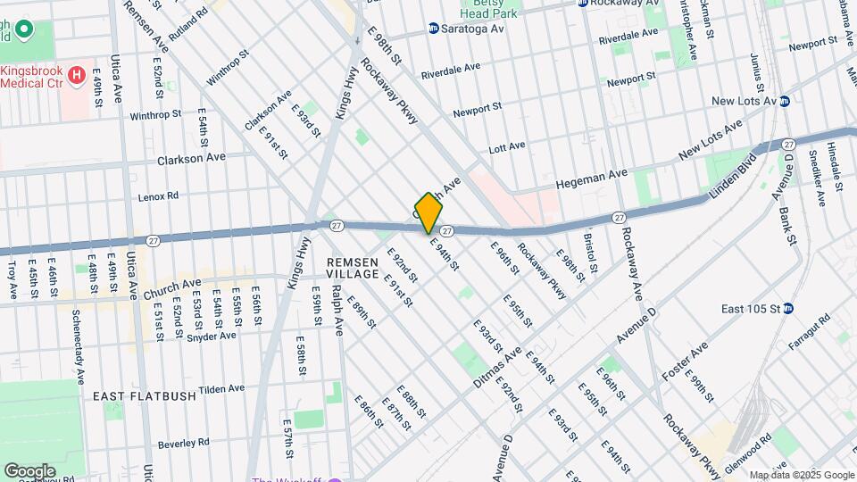 556 E 94th St Mapa y Detalles de la Ubicación