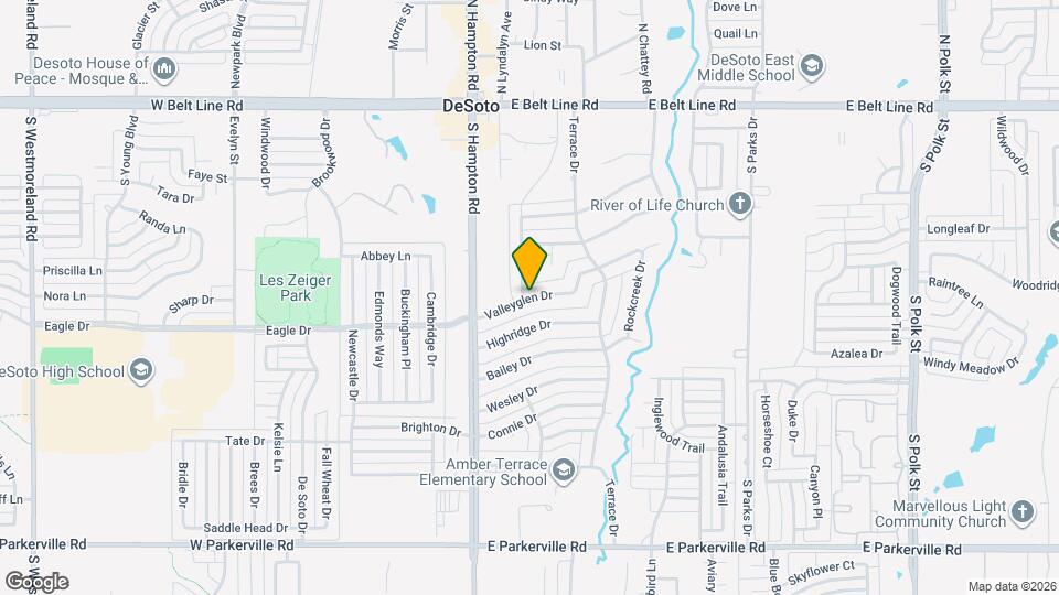 151 Valleyglen Dr Map and Location Details