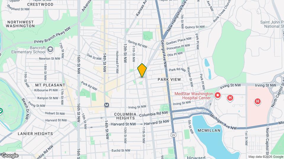 1012 Park Rd NW, Unit BASEMENT Map and Location Details