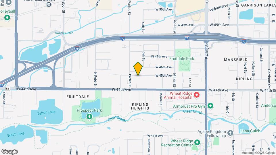 10938 W 45th Ave Map and Location Details