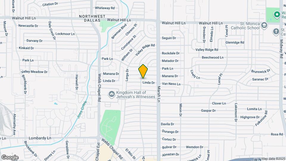 3603 Linda Dr Map and Location Details