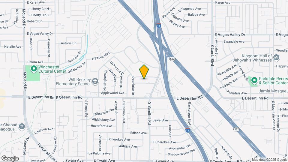 3760 Briarwood Ave Map and Location Details