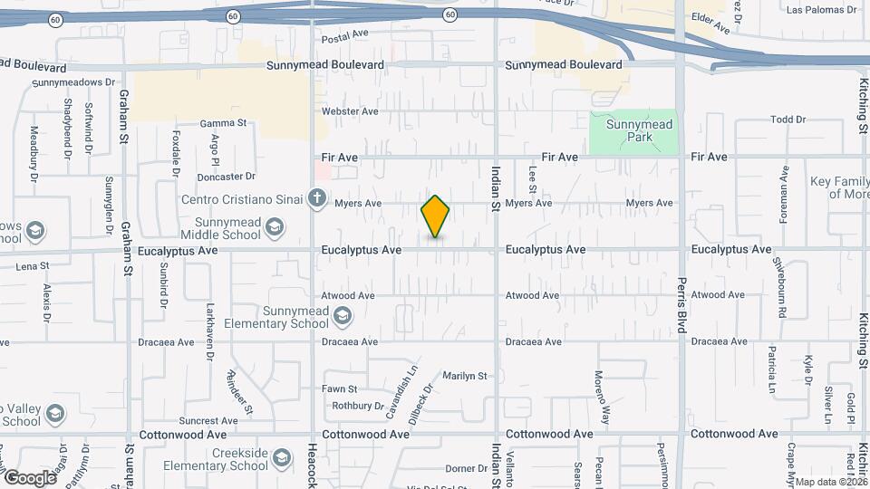 24336 Eucalyptus Ave Map and Location Details