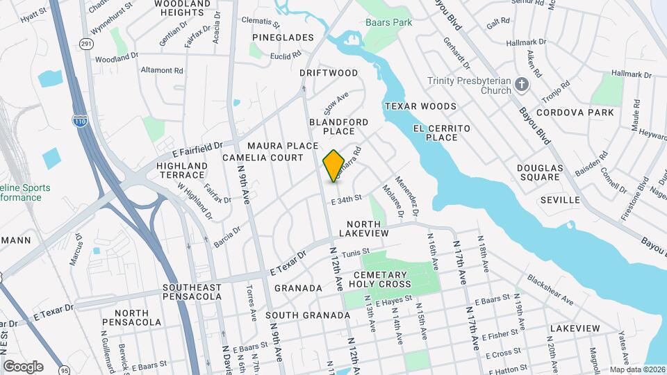 319 Gamarra Rd Map and Location Details